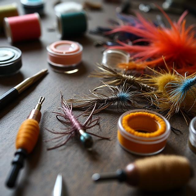 Fly tying materials collection